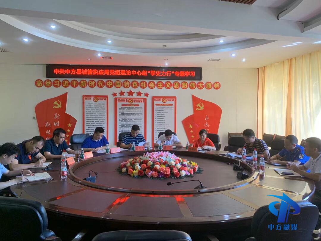 县城管执法局党组开展“学史力行”专题学习