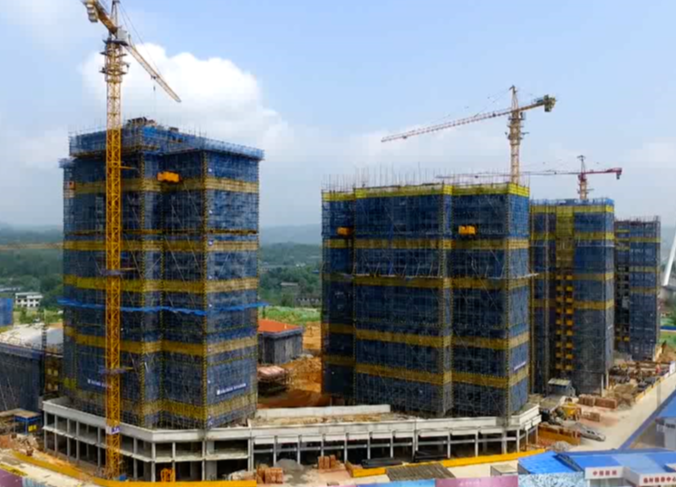 旺市融城•安家中方｜中福新城一期建设有序推进   1、2、3栋顺利封顶