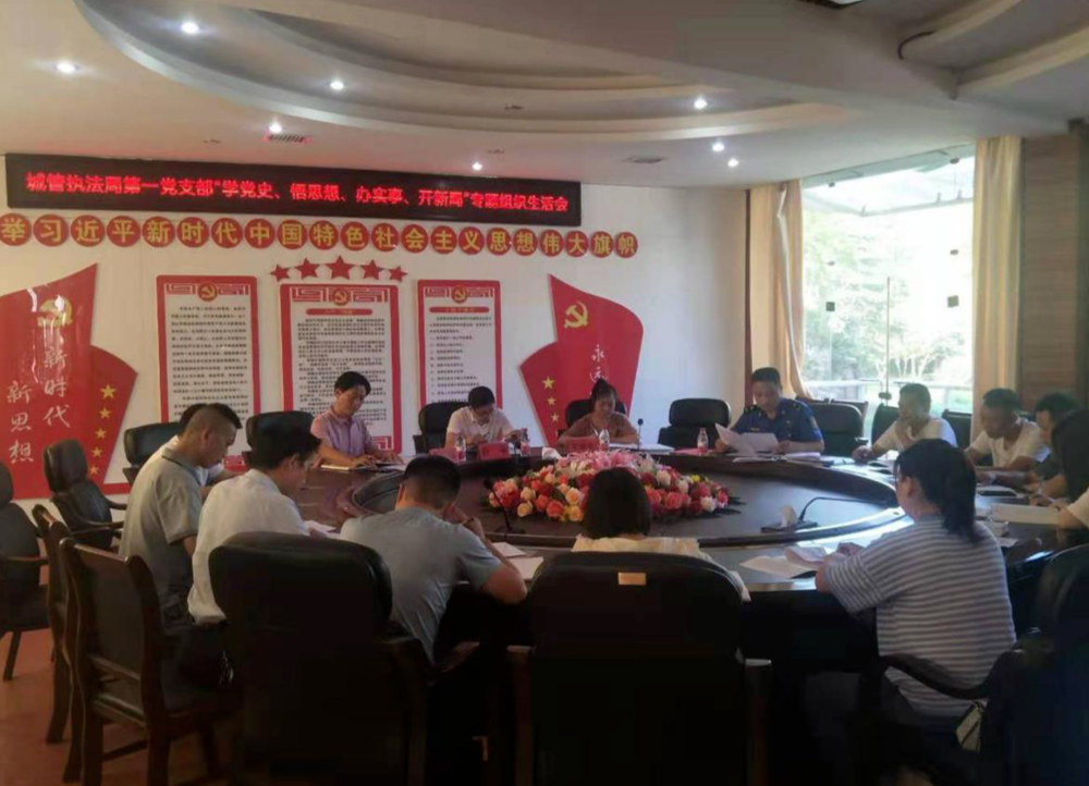 县城管执法局召开党史学习教育专题组织生活会