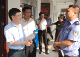 省司法厅副厅长胡国雄到中方县调研基层司法工作