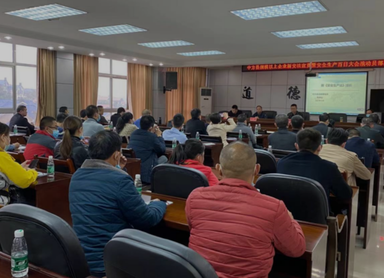 县应急管理局召开规模以上企业新安法宣贯暨安全生产百日大会战动员部署会