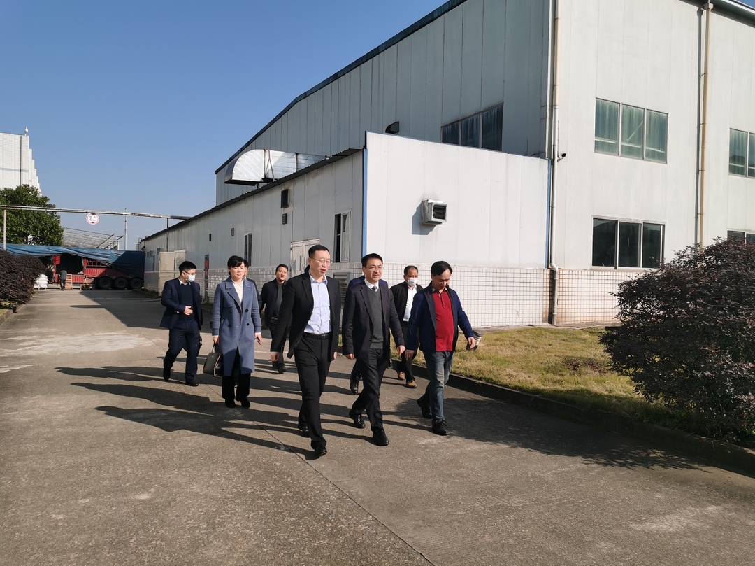 张家铣率队赴浏阳安邦制药股份有限责任公司开展上门招商考察