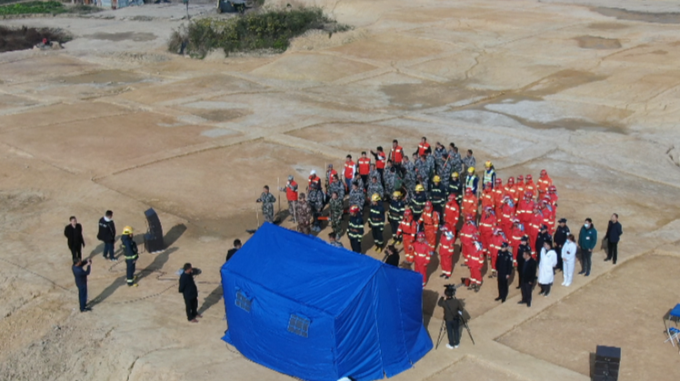 中方县2021年森林火灾应急演练