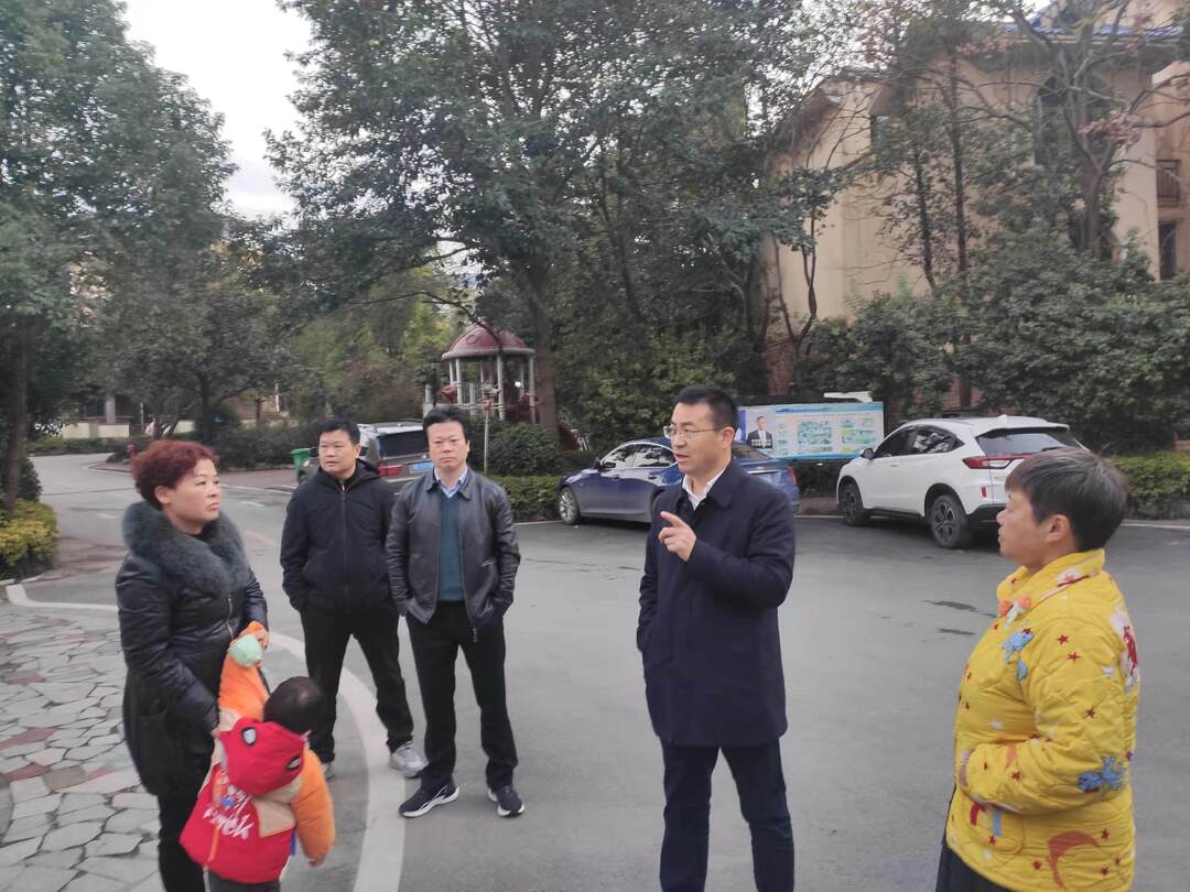 张家铣调研房地产项目建设与小区管理工作