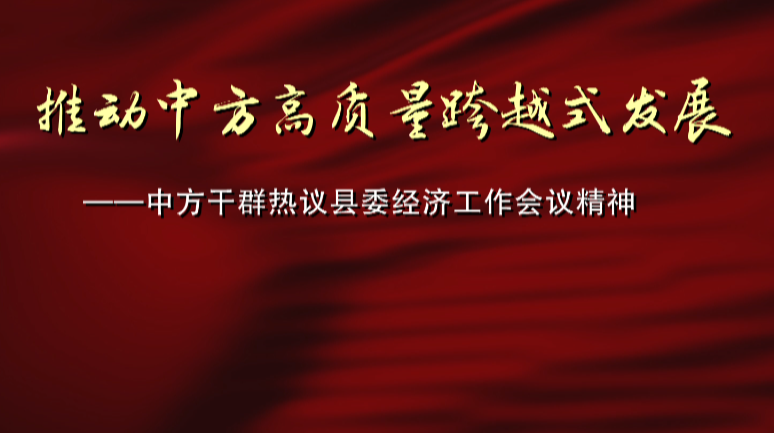 认真贯彻落实中方县委经济工作会议精神——绿水青山就是金山银山  田方洪：坚持生态优先 绿色发展