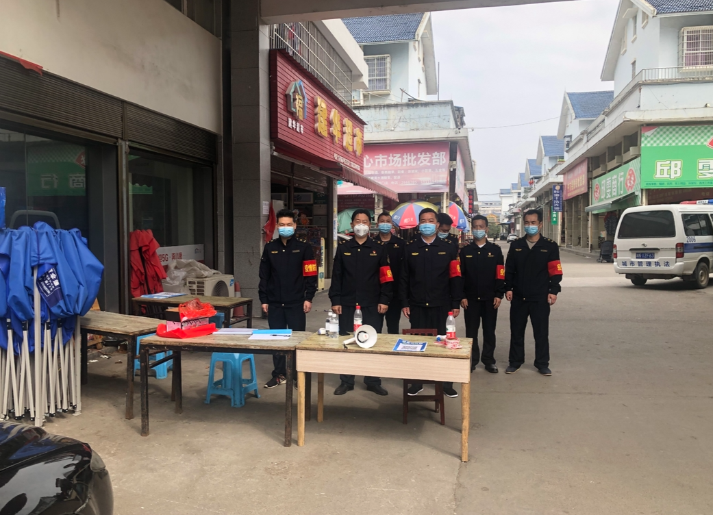 县城管执法局：上下一心 “战疫”必胜