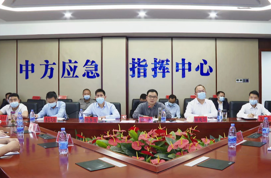 胡杰主持召开全县当前防汛工作和常态化疫情防控工作视频调度会