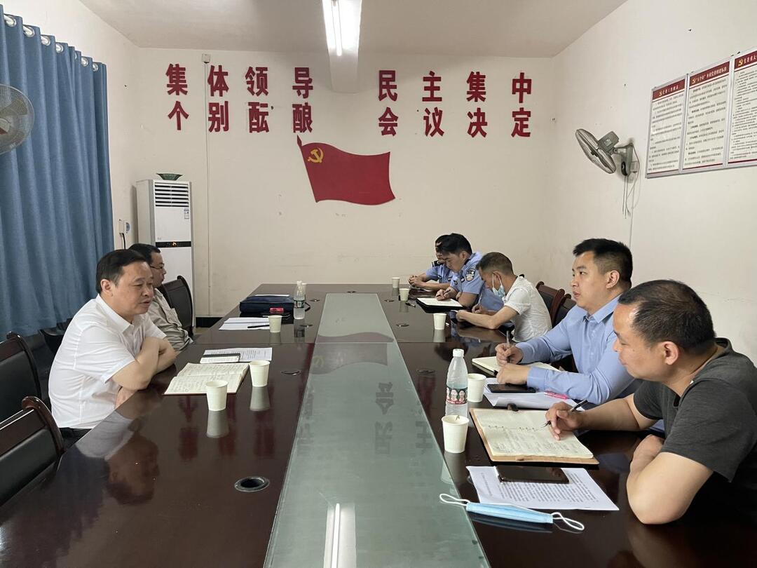 蔡迪文深入乡镇督导安全生产等工作