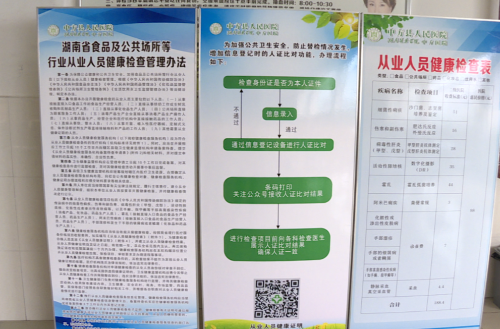 @中方人 健康证办理新升级  全省通用网上可查！