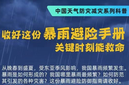 收好这份暴雨避险手册 关键时刻能救命