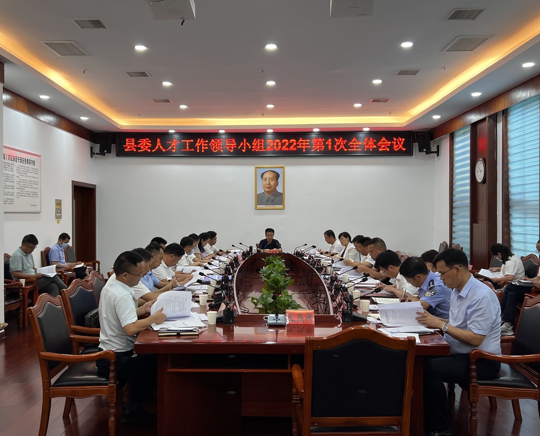 中方县委人才工作领导小组召开2022年第一次全体会议 县委书记张家铣主持