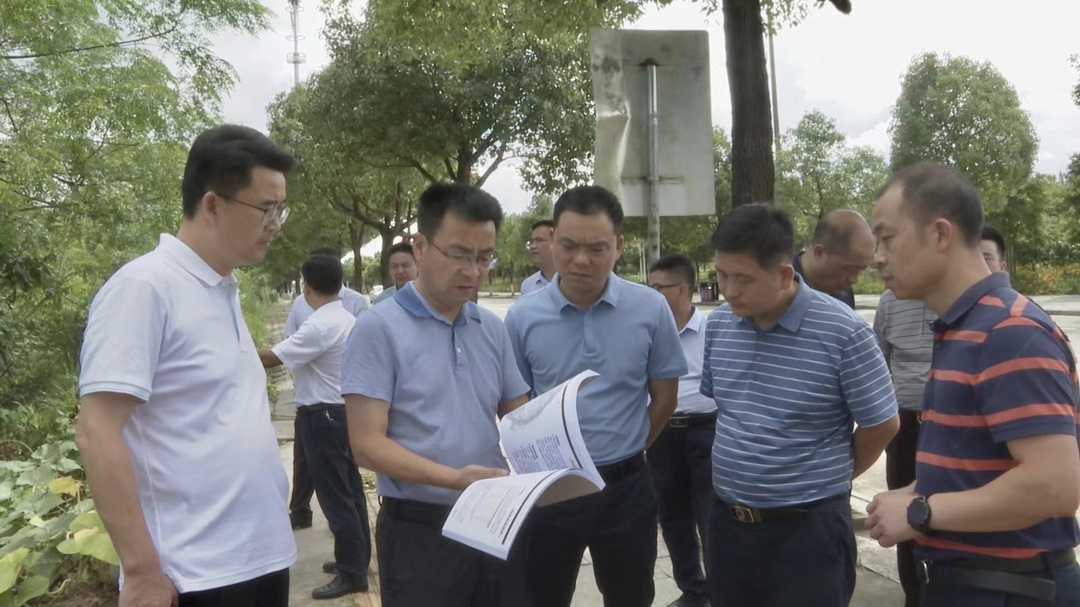 张家铣专题调研荆坪古村文旅项目建设工作