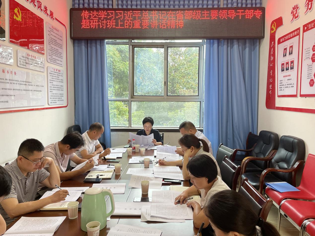县委宣传部召开会议 传达学习习近平总书记在省部级主要领导干部专题研讨班上的重要讲话精神