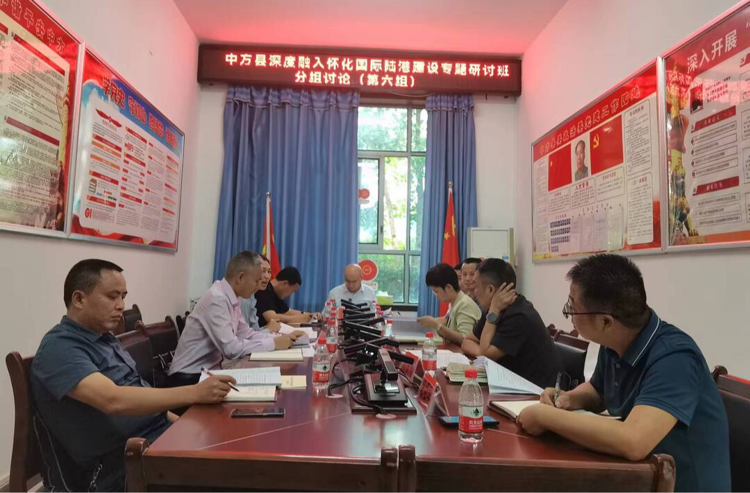 深度融入怀化国际陆港建设专题研讨｜第六组开展分组讨论