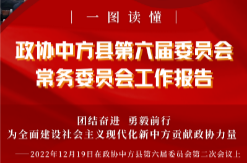 两会报道|一图读懂政协中方县第六届委员会常务委员会工作报告