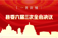 海报|一图读懂县委六届三次全会决议