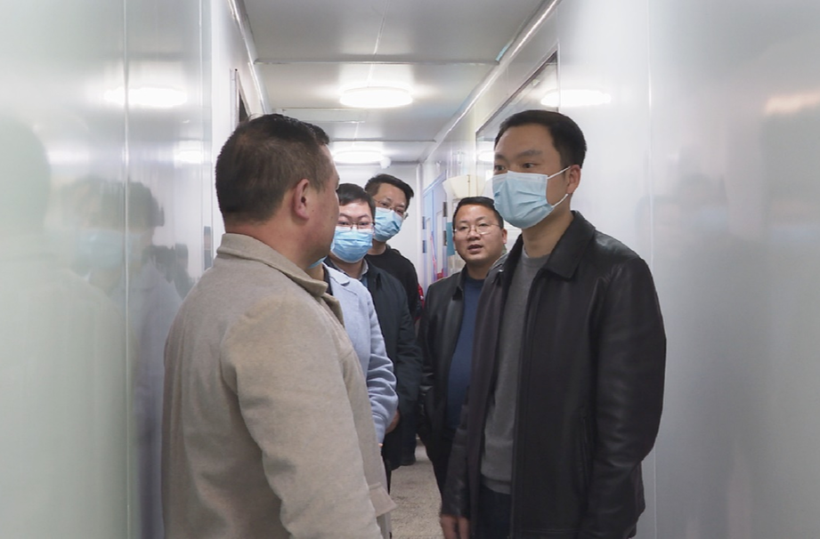 胡杰带队调研企业复工复产工作