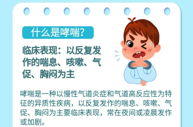 春季儿童哮喘高发，一图读懂如何预防哮喘发作，家长们赶紧收藏！