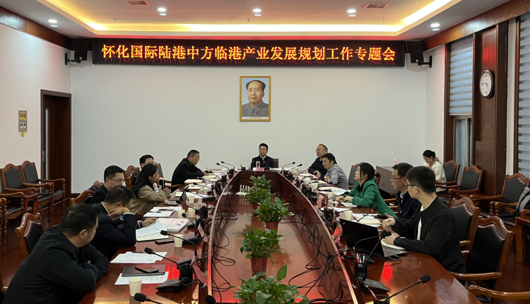 张家铣专题调度怀化国际陆港中方临港产业发展规划工作