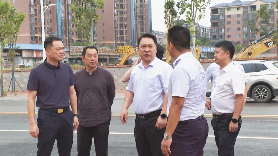 邹兴旺到中方县督导中央预算内投资项目和专项债项目