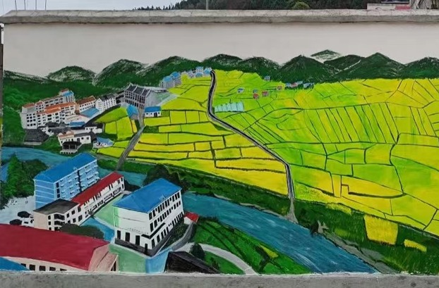 中方县袁家镇：多彩墙绘，绘就乡村振兴新蓝图