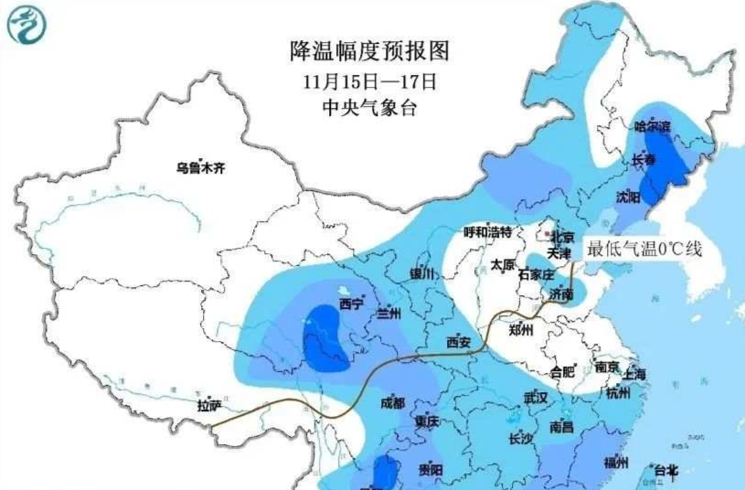 新一股冷空气将横扫我国中东部 黑龙江东部或有大暴雪