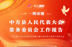 两会报道|一图读懂中方县人民代表大会常务委员会工作报告