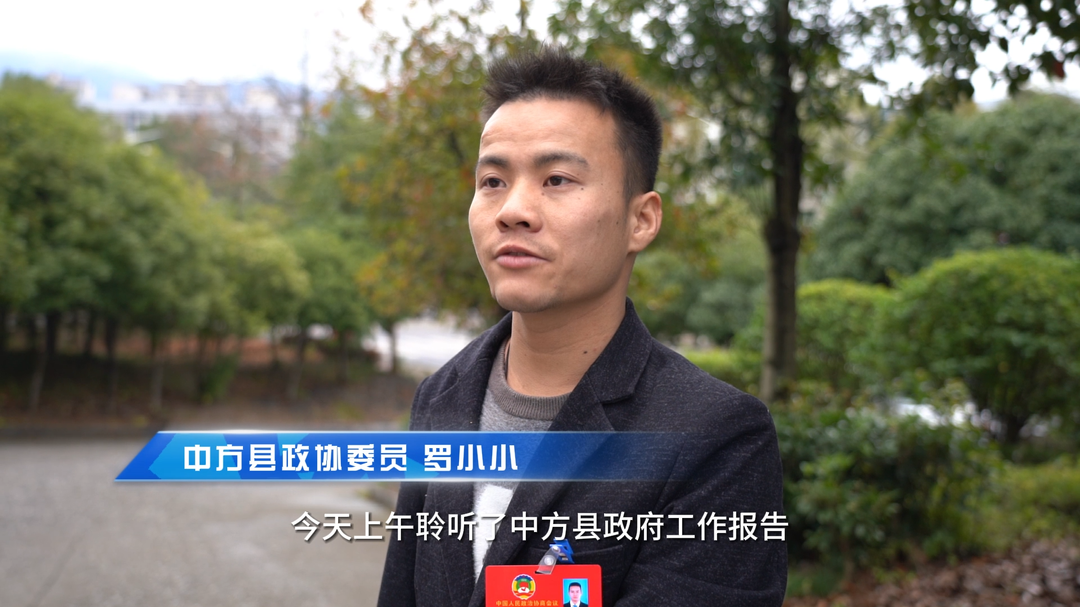 视频|两会报道·县政协委员热议政府工作报告：罗小小