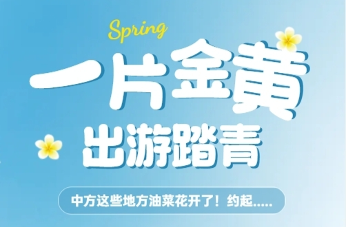 H5|中方这些地方油菜花开了！约起······