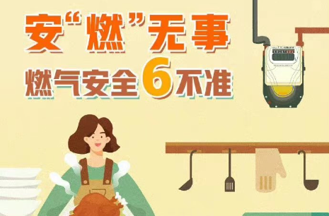安全科普 | 燃气使用“六不准”