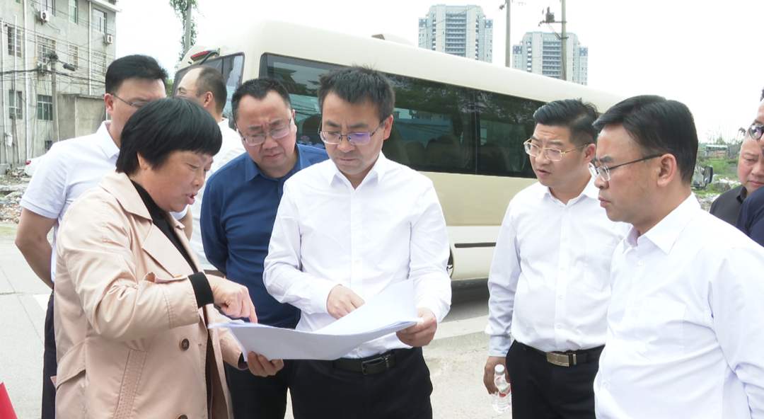 张家铣现场调研鹤中一体化重点项目建设