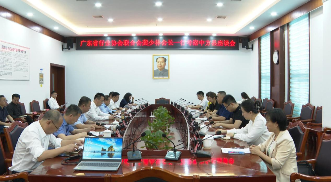 广东省行业协会联合会考察组来中方县考察座谈