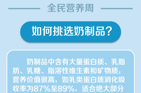 全民营养周：如何科学“加奶”你需要知道这些知识