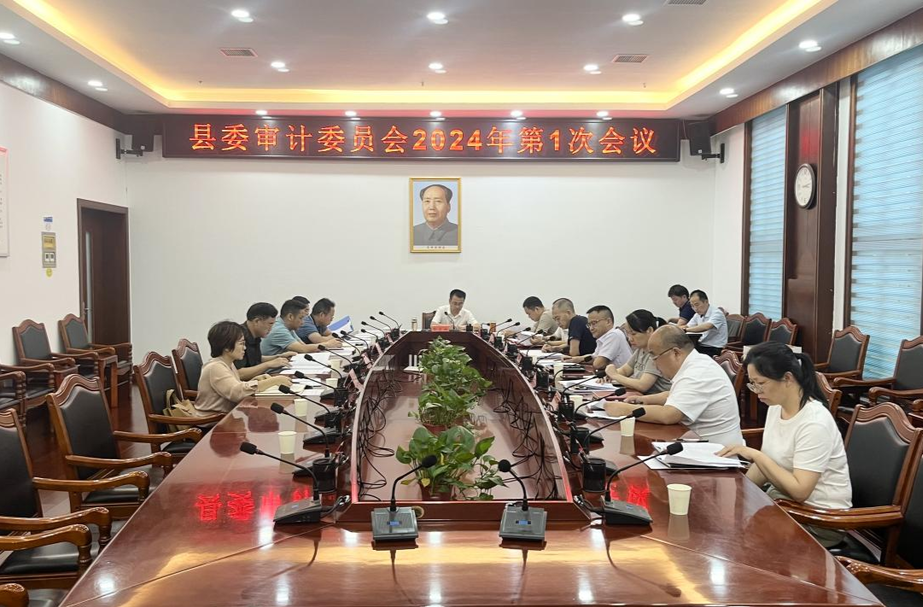 张家铣主持召开县委审计委员会2024年第一次会议