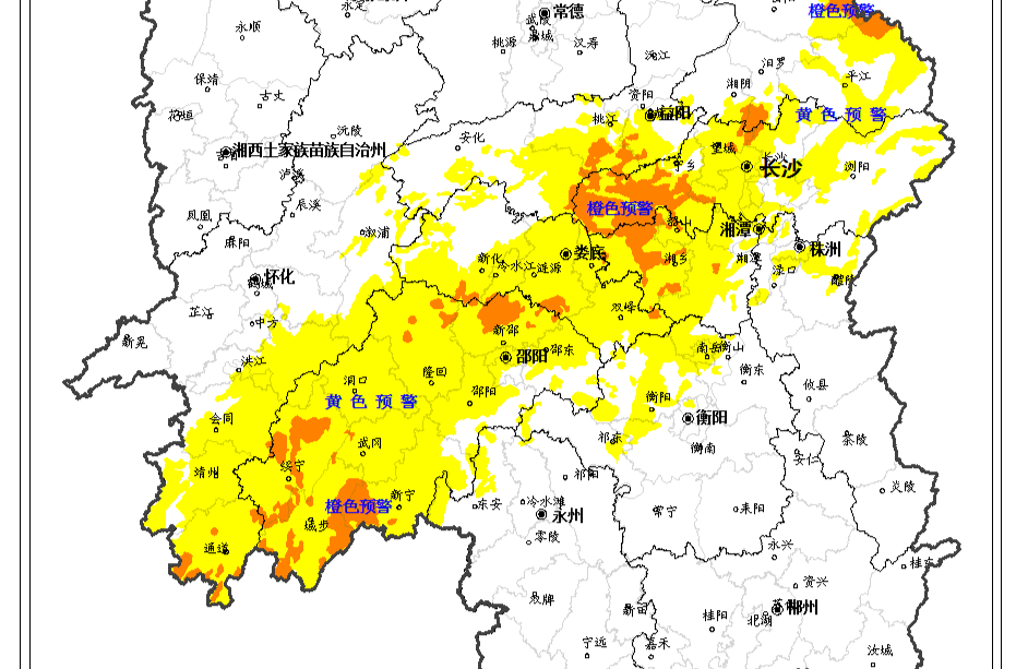 地灾预警！橙色、黄色预警，毫不松懈！