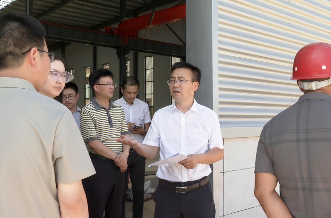 张家铣调研市重点产业项目建设现场观摩活动中方县筹备工作