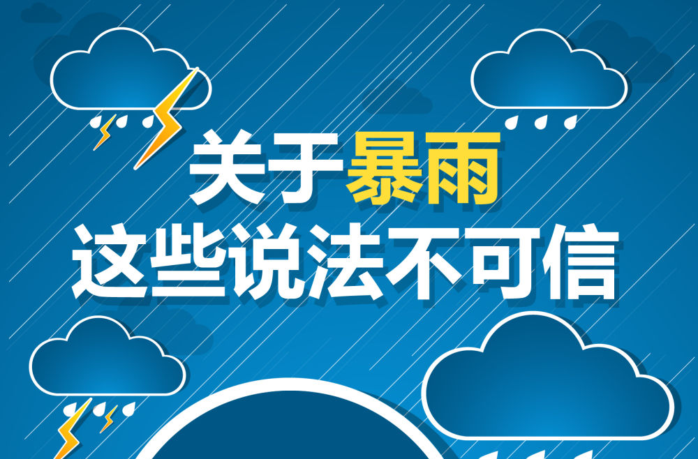 新华全媒＋|关于暴雨，这些说法不可信