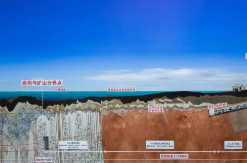 破世界纪录！“湖南造”盾构机潜入海底106米！