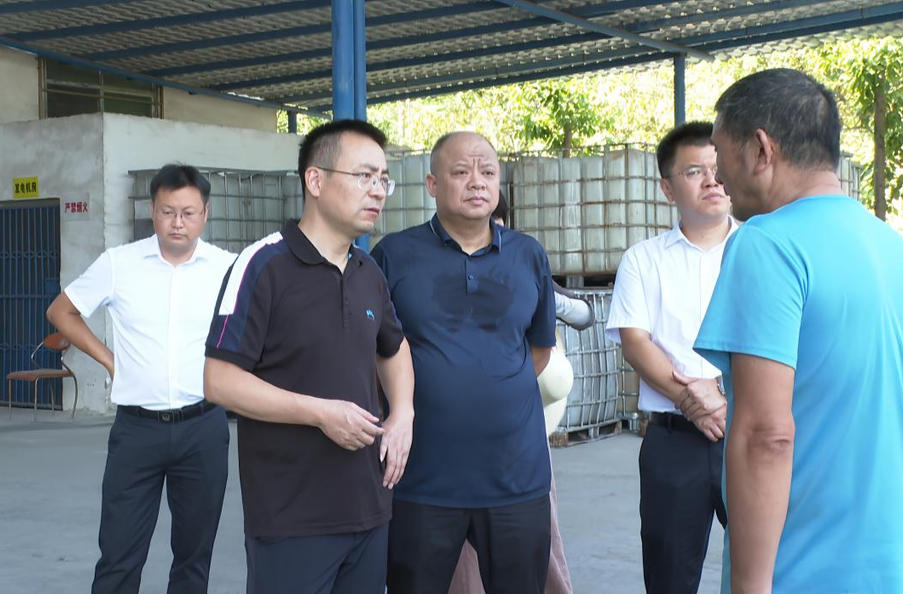 张家铣现场督导太平溪（中方段）水体综合治理工作