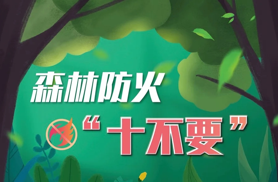 安全科普 | 森林防火“十不要”