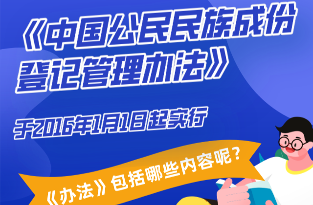 图解|中国公民民族成份登记管理办法