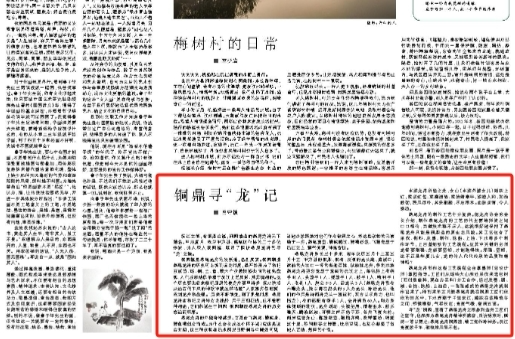 怀化日报|湖南中方县：铜鼎寻“龙”记