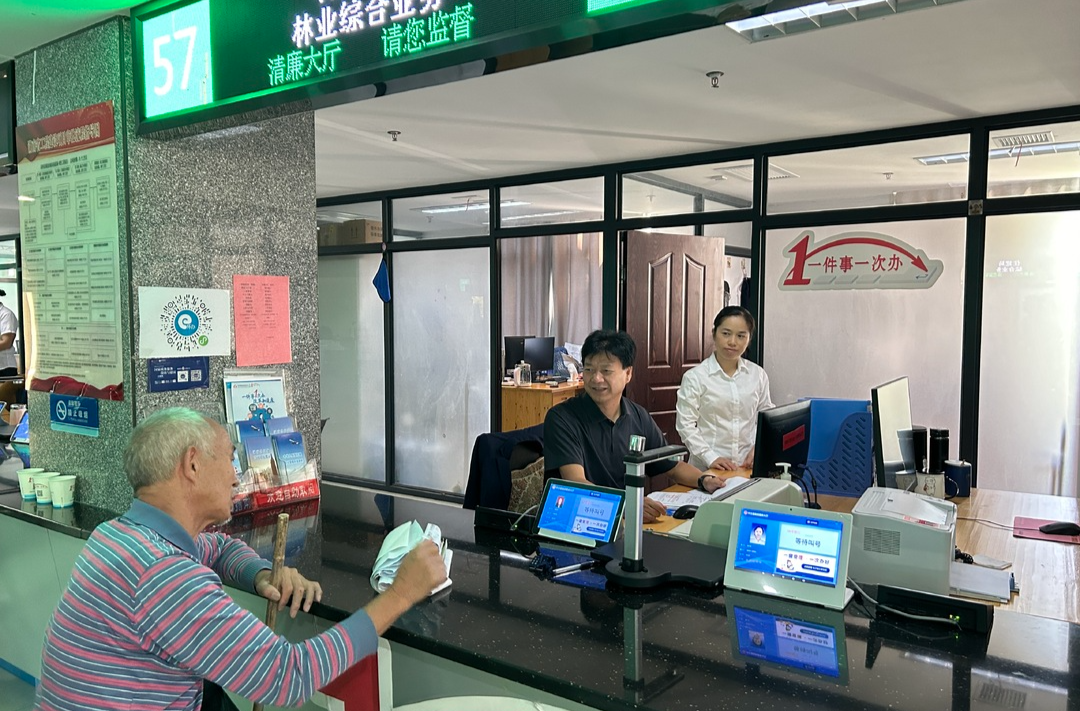 中方县林业局开展“一把手走流程”行动