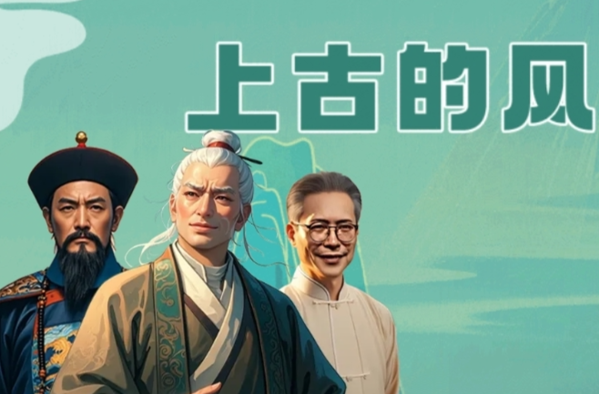互动长卷·AI绘“怀化三人行”｜上古的风与新山海经