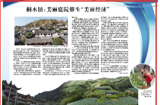 怀化日报|中方县桐木镇：美丽庭院催生“美丽经济”