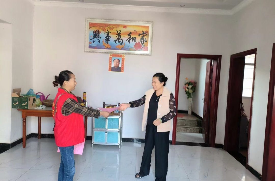 中方县中方镇栗山村开展城乡居民医疗保险政策宣传活动