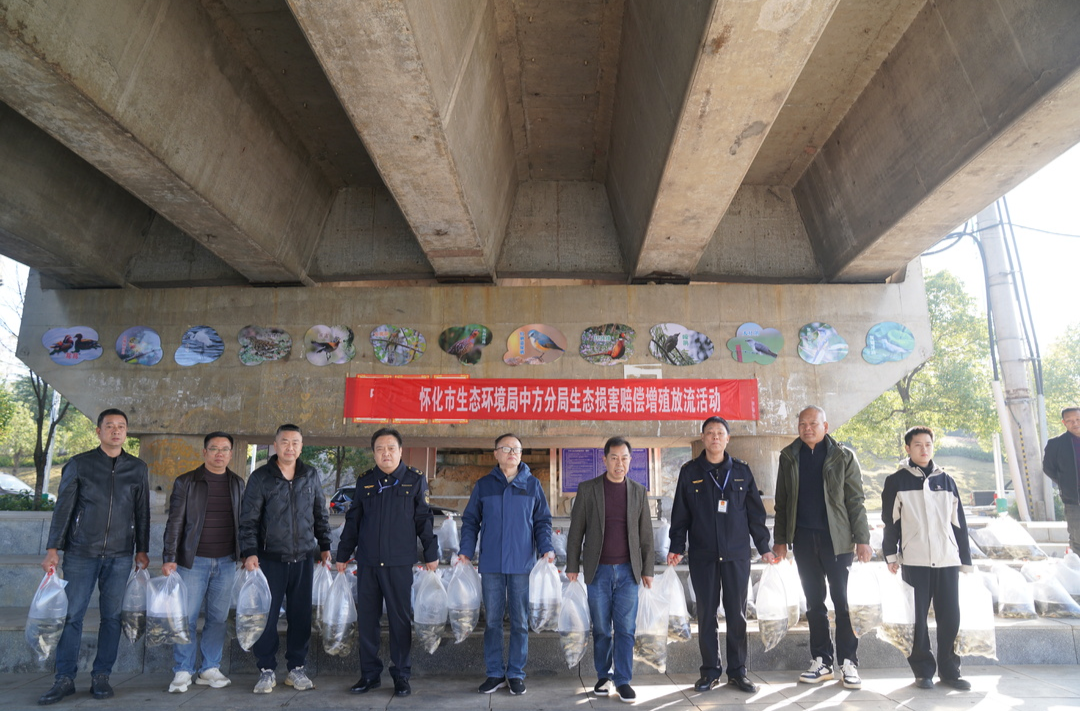 中方县：增殖放流，以鱼为笔绘就生态赔偿“绿色画卷”