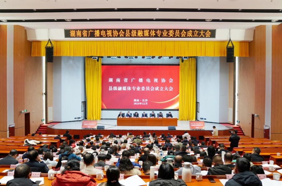 百家融媒的“家” ——湖南省广播电视协会县融专委会成立