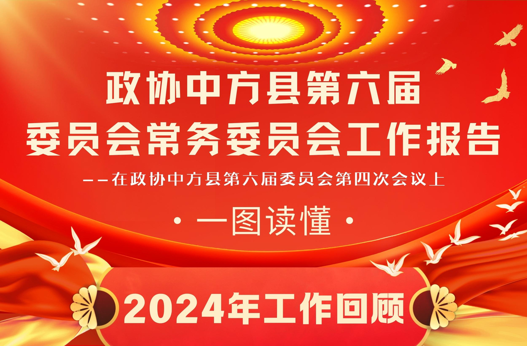 两会报道|一图读懂政协中方县第六届委员会常务委员会工作报告