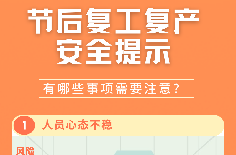 长图|节后复工复产安全提示